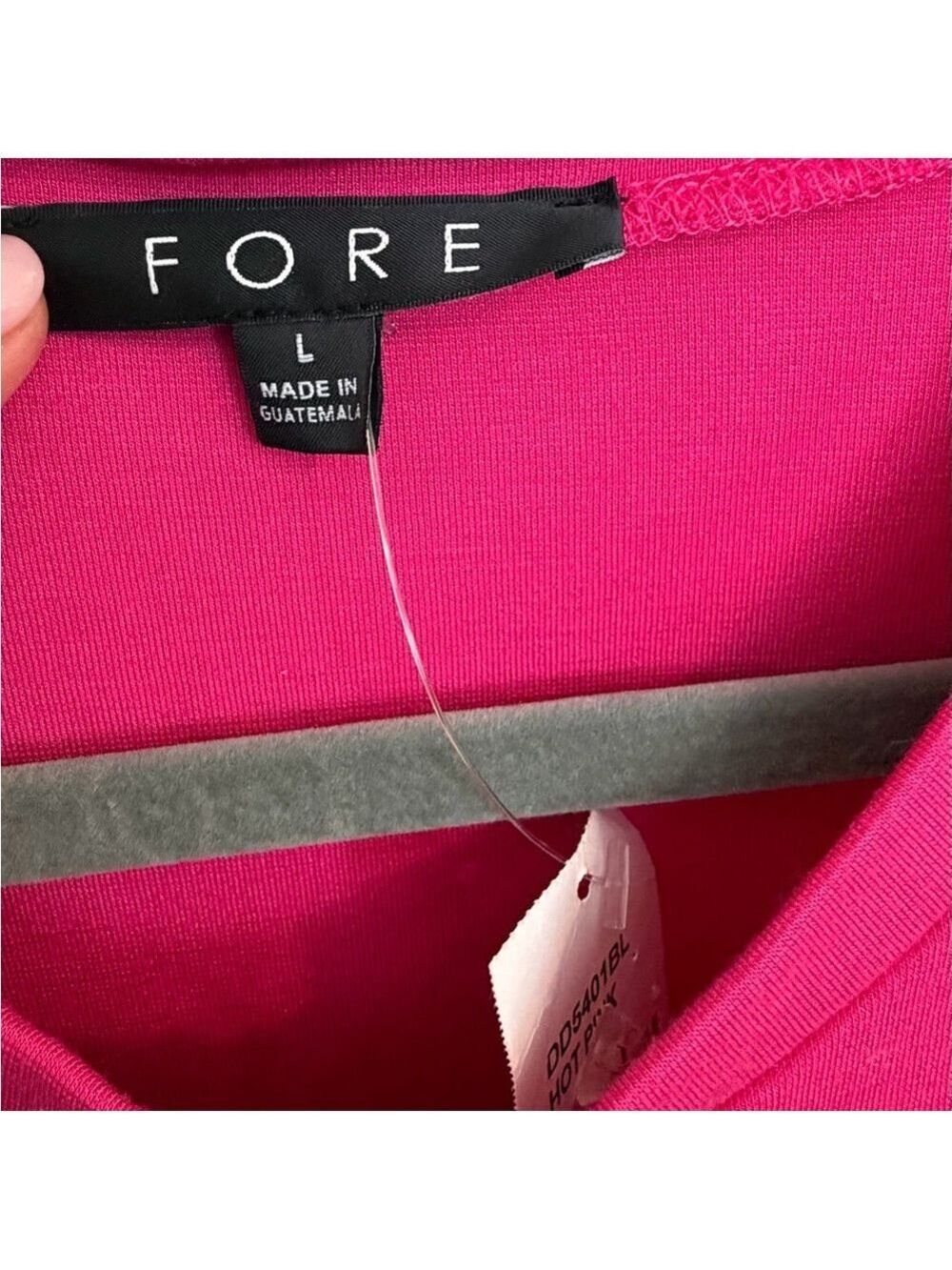 FORE Hot Pink Cut Out Midi Dress - Picture 7 of 7